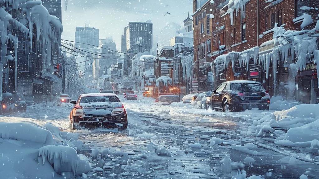 Illustration: Froid polaire aux États-Unis : bilan mortel et Trump sceptique