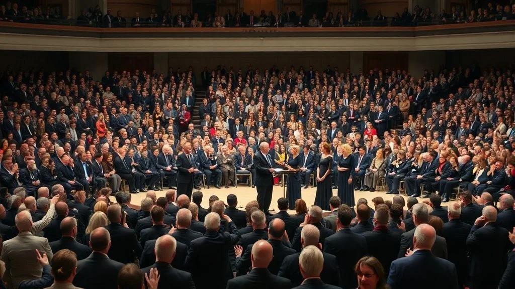 Illustration: À Oslo, la remise du prix Nobel de la paix se transforme en show politique de l'extrême droite sud