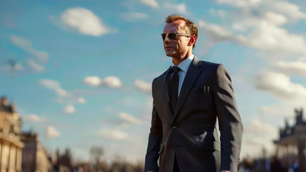 Illustration: Emmanuel Macron apparaît sans lunettes de soleil pour la première fois depuis son problème à l'oeil - 5 points clés