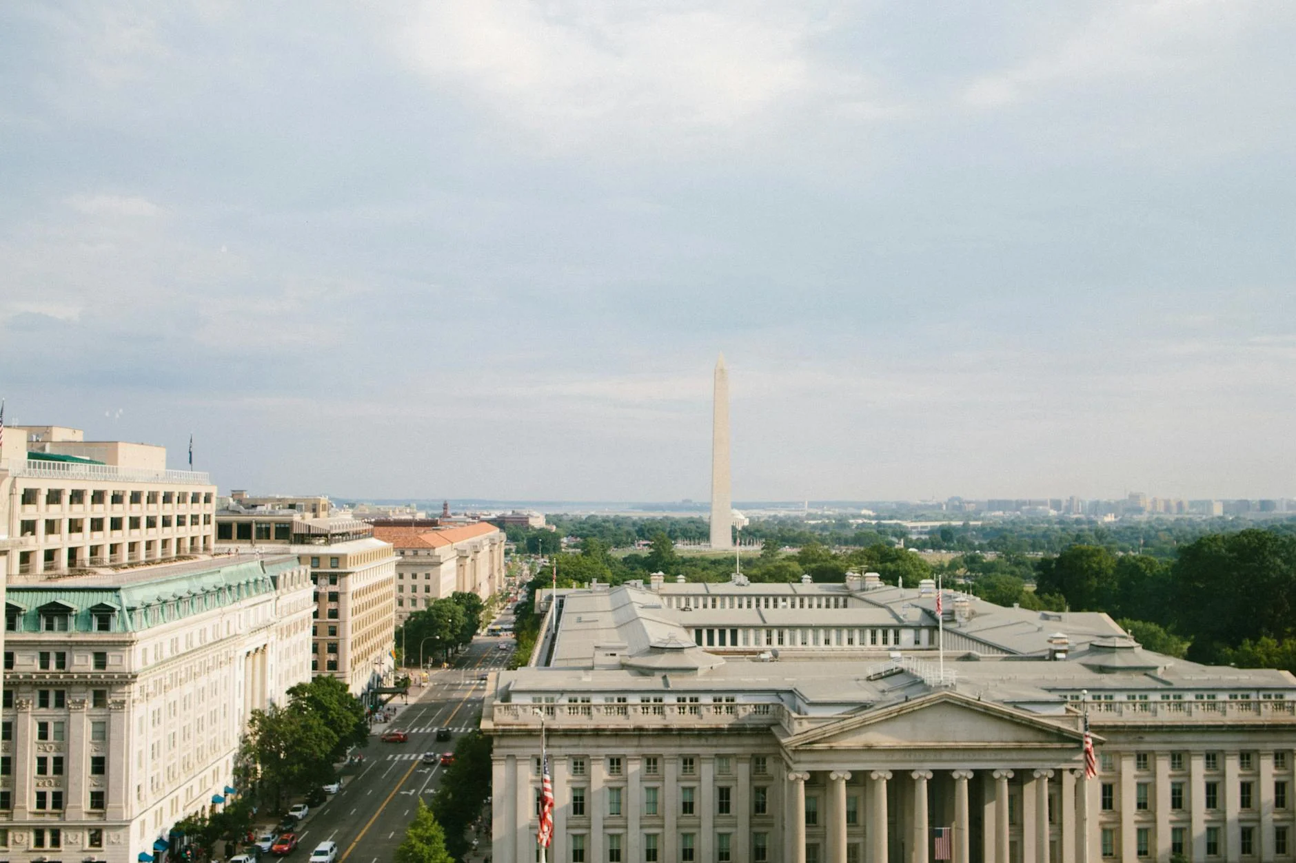 Façade du bâtiment du Pentagone à Washington DC