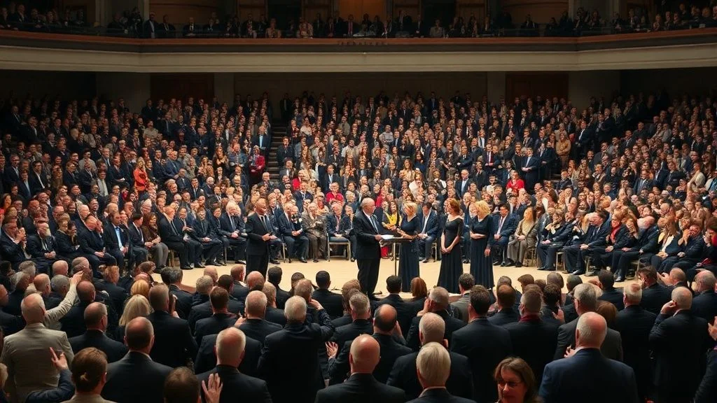 Cérémonie du prix Nobel de la paix à Oslo